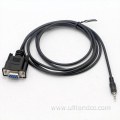 DB9Pin RS232 Serial To DC3.5mm Audio/Jack Converter Cable